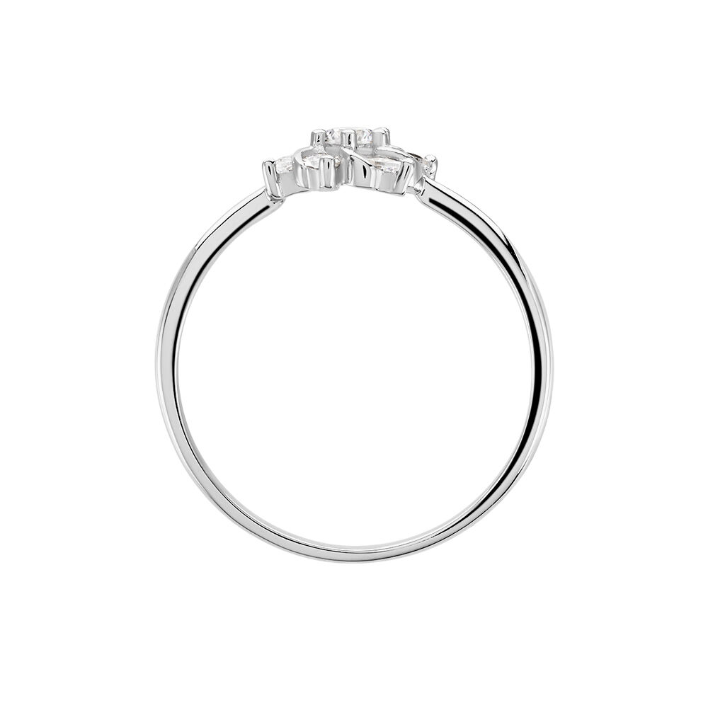 Bague Ulyssia Argent Blanc Oxyde De Zirconium - Solitaires Femme | Marc Orian