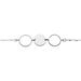 Bracelet Argent Blanc Ortensia - Bracelets chaînes Femme | Marc Orian