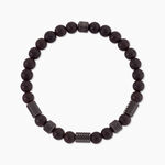Bracelet Naturel Acier Noir - Bracelets cha&icirc;nes Homme | Marc Orian