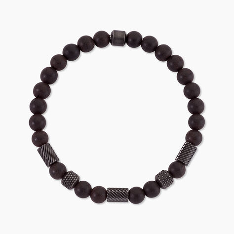 Bracelet Naturel Acier Noir - Bracelets cha&icirc;nes Homme | Marc Orian