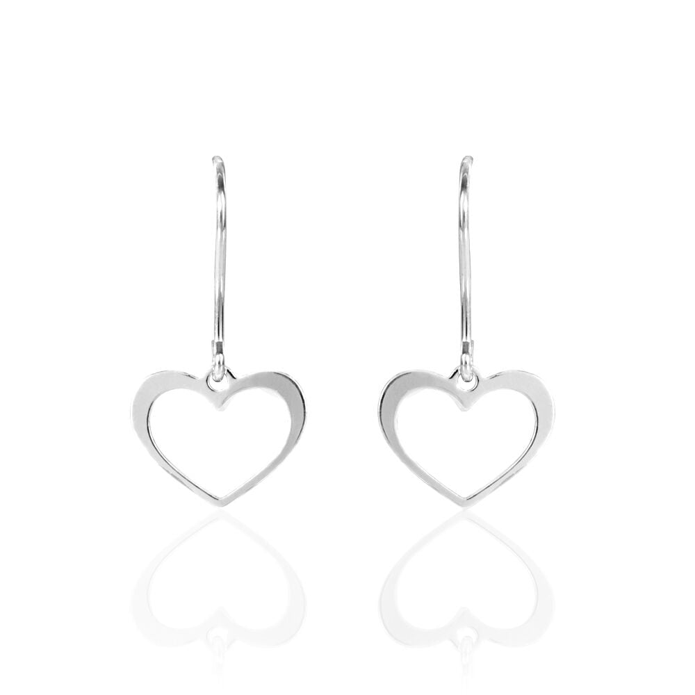 Boucles D'oreilles Pendantes Cosima Argent Blanc - Pendantes Femme | Marc Orian