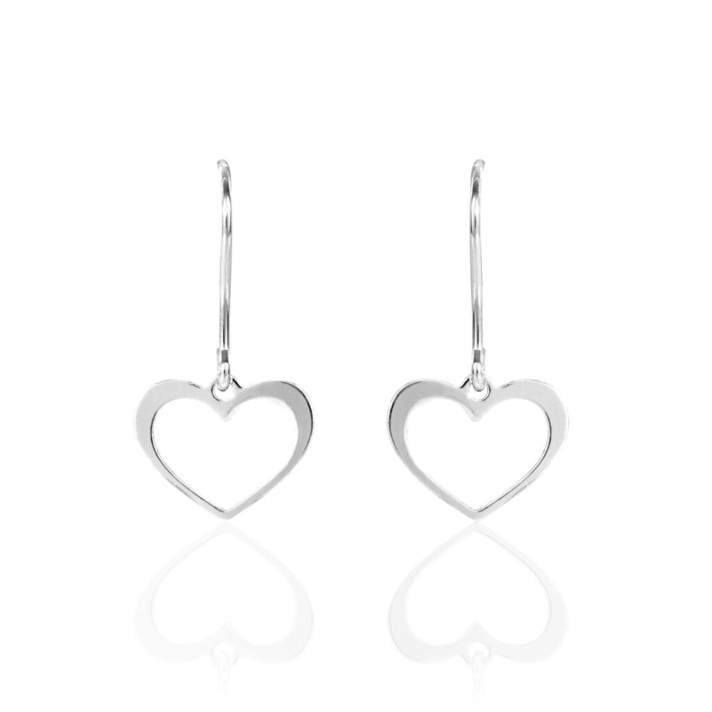 Boucles D'oreilles Pendantes Cosima Argent Blanc - Pendantes Femme | Marc Orian