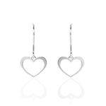 Boucles D'oreilles Pendantes Cosima Argent Blanc - Pendantes Femme | Marc Orian