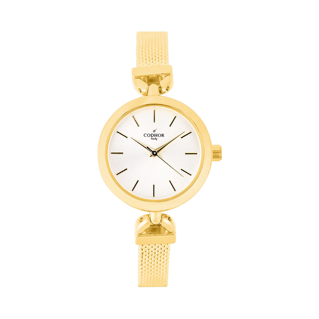 Montre Codhor Lydia Blanc - Montres classiques Femme | Marc Orian