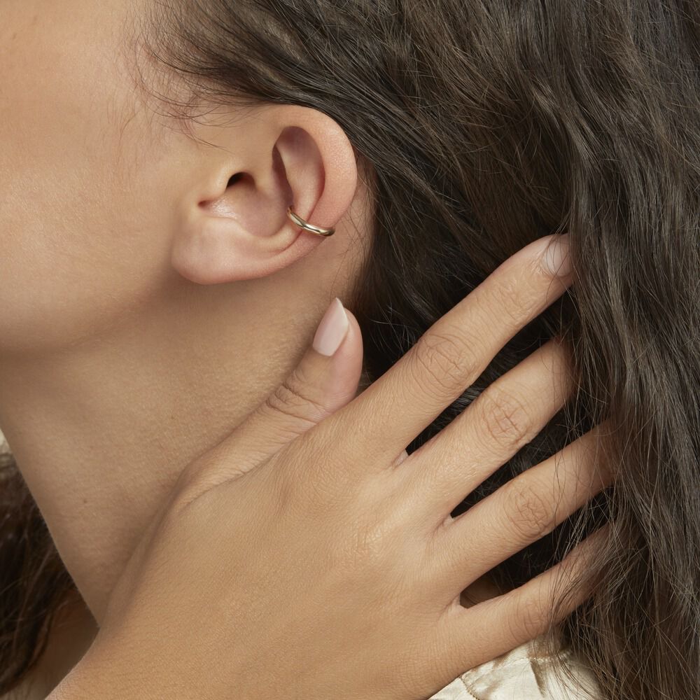 Bijou D'oreille Unitaire Silohe Plaqué Or Jaune - Piercings d'oreilles Femme | Marc Orian