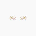 Boucles D'Oreilles Puces Egle Or Jaune Oxyde De Zirconium - Puces Femme | Marc Orian