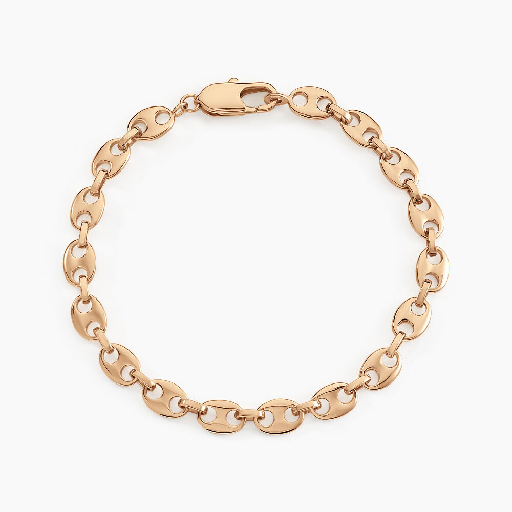 Bracelet William Plaqu&eacute; Or Jaune - Bracelets mailles Femme | Marc Orian