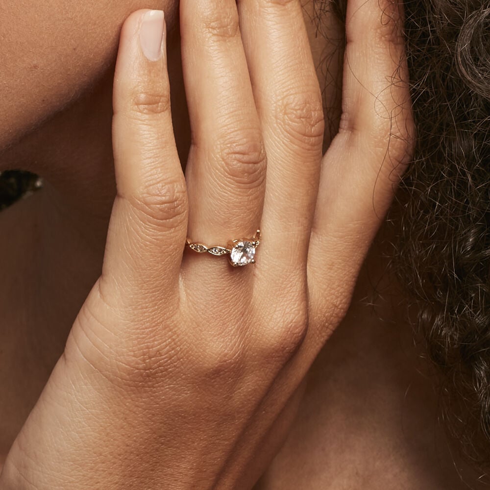 Bague Plaqué Or Kurt Oxydes De Zirconium - Bijoux fantaisie Femme | Marc Orian