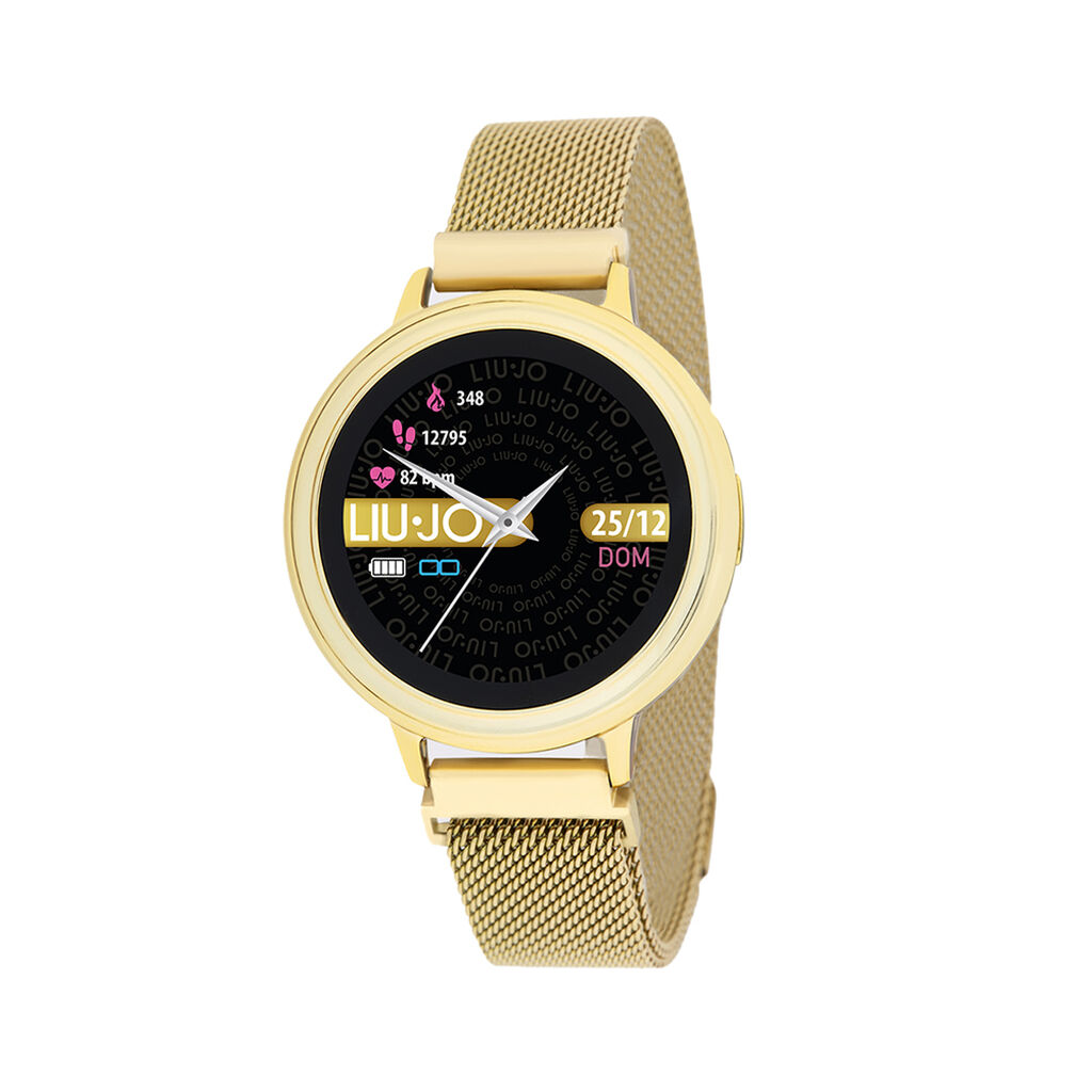 Montre Connect&eacute;e Liu Jo Smartwatch Eye Gold - Montres connect&eacute;es Femme | Marc Orian