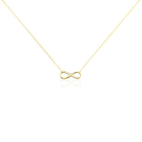 Collier Or Jaune Rosius Oxydes De Zirconium - Colliers avec pierres Femme | Marc Orian