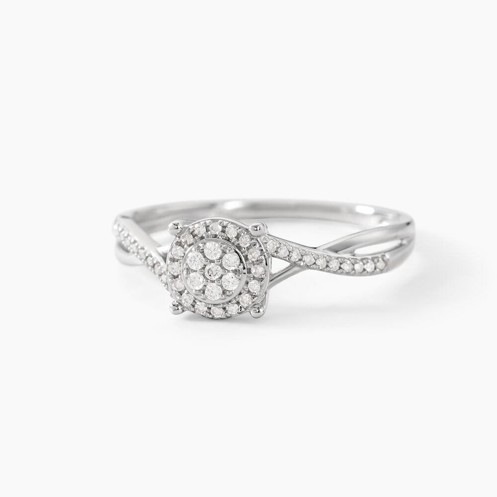 Bague Sigolania Or Blanc Diamant - Parures de mariage Femme | Marc Orian