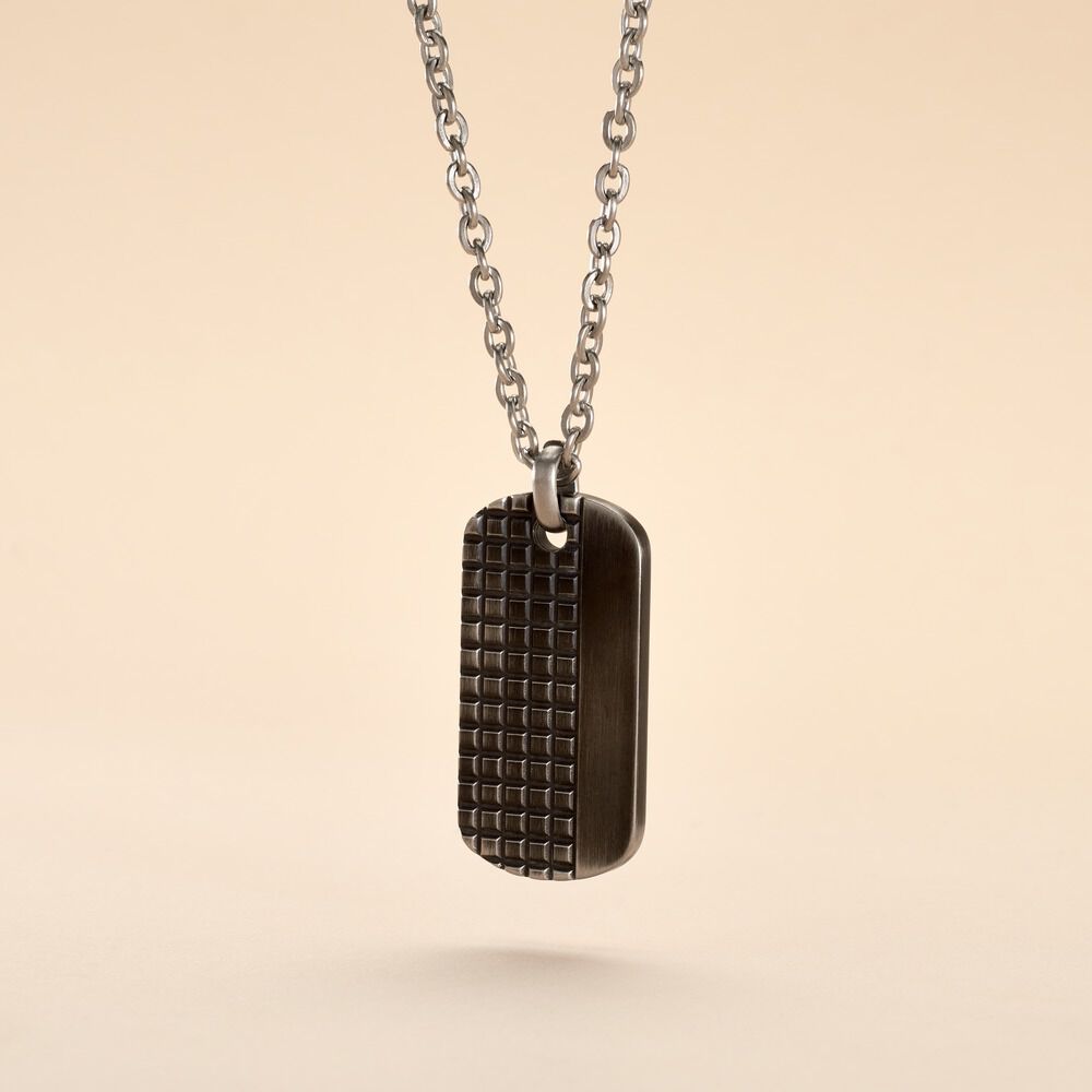 Collier Phebus Him Acier Blanc - Colliers fantaisie Homme | Marc Orian