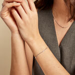 Bracelet Eternity Argent Blanc Oxyde De Zirconium - Bracelets fantaisie Femme | Marc Orian