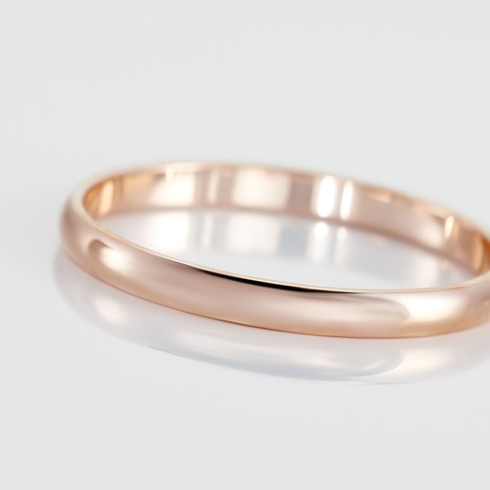 Alliance Calista Diamantee Or Rose - Alliances duo Unisex | Marc Orian