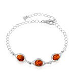 Bracelet Argent Blanc Mounyaae Ambre - Bracelets fantaisie Femme | Marc Orian
