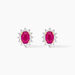 Boucles D'oreilles Or Jaune Rubis Diamants - Boucles d'oreilles mariage Femme | Marc Orian
