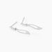 Boucles D'oreilles Pendantes Ysanna Or Blanc Oxyde De Zirconium - Pendantes Femme | Marc Orian