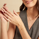 Bracelet Duilio Or Jaune Oxyde De Zirconium - Bracelets cha&icirc;nes Femme | Marc Orian