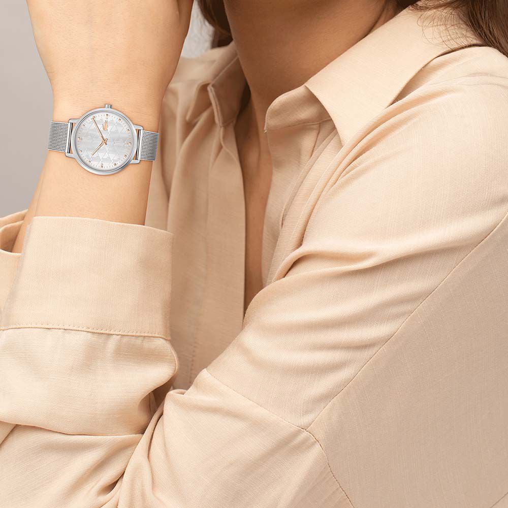 Montre Lacoste Crocorigin Blanc - Montres classiques Femme | Marc Orian