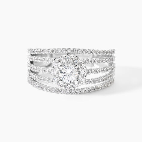 Bague Solitaire Iolente Argent Oxyde De Zirconium - Solitaires Femme | Marc Orian