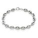 Bracelet Carrus Maille Grain De Cafe Argent Blanc - Bracelets mailles Homme | Marc Orian
