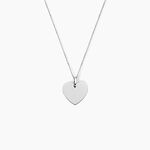 Pendentif Eba Argent Blanc - Bijoux personnalis&eacute;s Unisex | Marc Orian