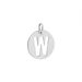 Pendentif Elio W Argent Blanc - Pendentifs Famille | Marc Orian
