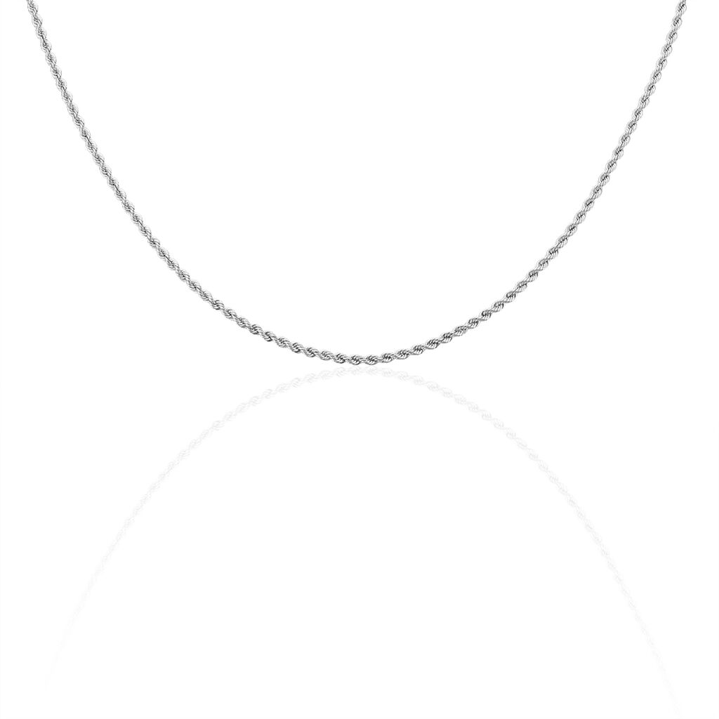Collier Jerry Maille Corde Or Blanc - Chaines Femme | Marc Orian