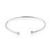 Bracelet Jonc Regine Argent Blanc Oxyde De Zirconium - Bracelets joncs Femme | Marc Orian