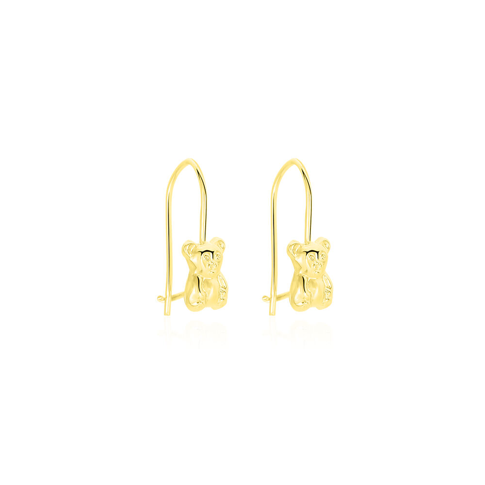 Boucles D'oreilles Pendantes Baptista Ours Or Jaune - Pendantes Enfant | Marc Orian