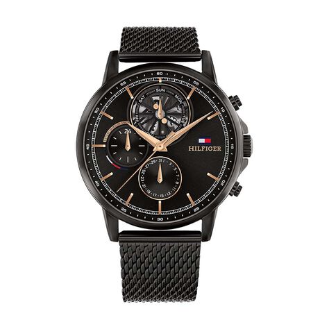 Montre Tommy Hilfiger Stewart Noir - Montres &eacute;tanches Homme | Marc Orian