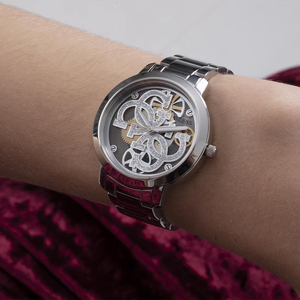 Montre Guess Quattro Clear Gris - Montres étanches Femme | Marc Orian