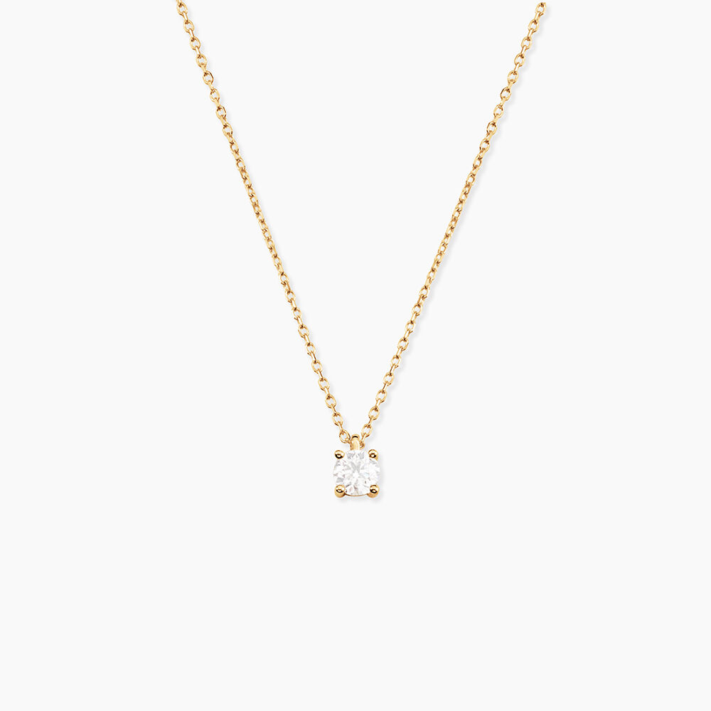 Collier Elfa Or Jaune Diamant - Colliers avec pierres Femme | Marc Orian