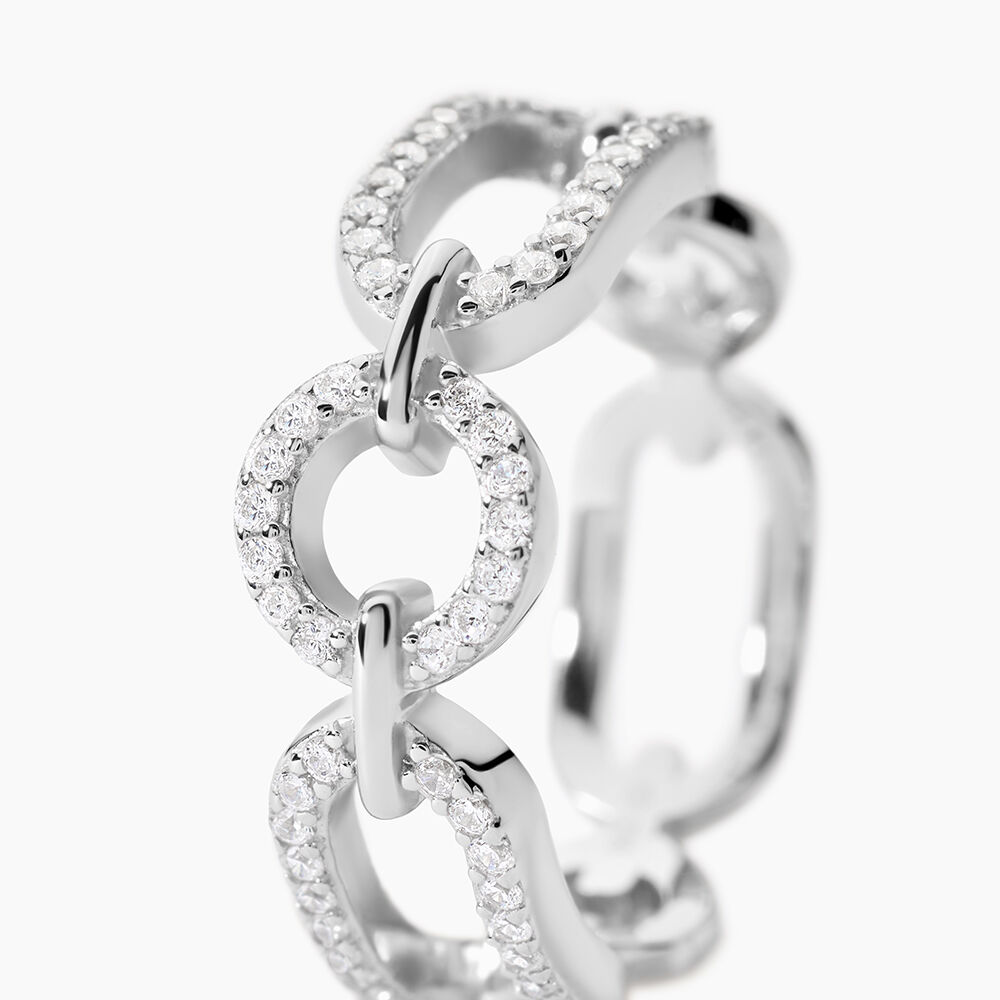 Bague Ela Argent Blanc Oxyde De Zirconium - Bijoux fantaisie Femme | Marc Orian