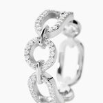 Bague Ela Argent Blanc Oxyde De Zirconium - Bijoux fantaisie Femme | Marc Orian