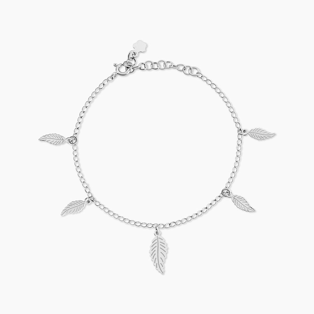 Bracelet Fabia Argent Blanc - Bracelets chaînes Femme | Marc Orian