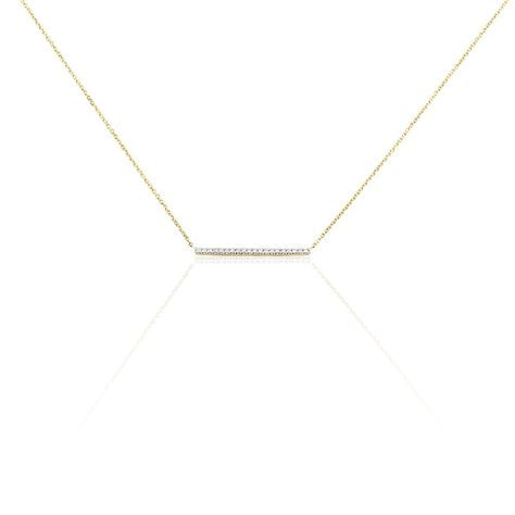 Collier Alayna Or Jaune Diamant - Colliers avec pierres Femme | Marc Orian