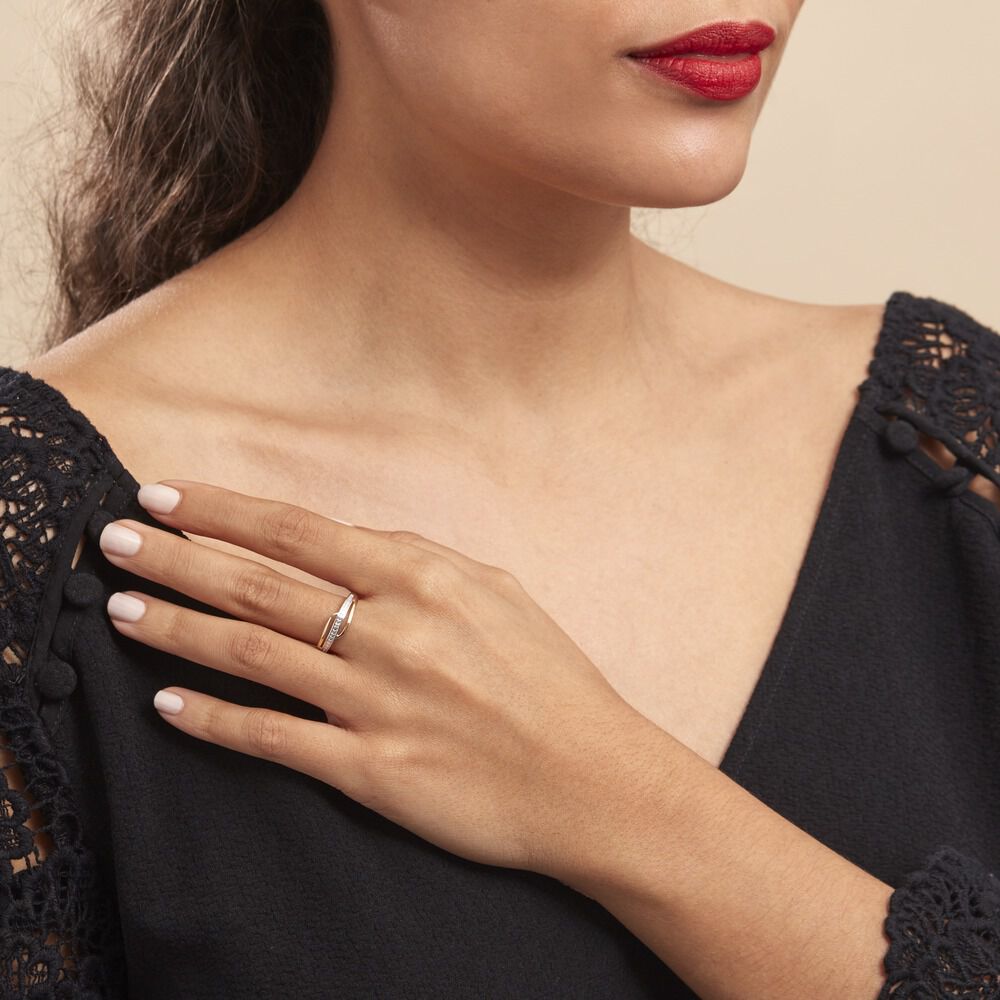 Bague Solena Or Jaune Diamant - Bagues pierres précieuses Femme | Marc Orian