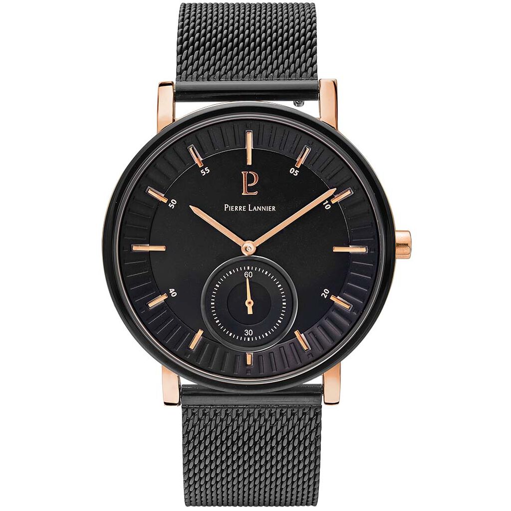 Montre Pierre Lannier Woofer Noir - Montres étanches Homme | Marc Orian