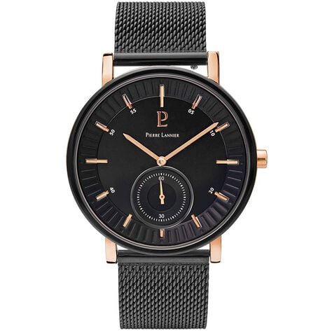 Montre Pierre Lannier Woofer Noir - Montres étanches Homme | Marc Orian
