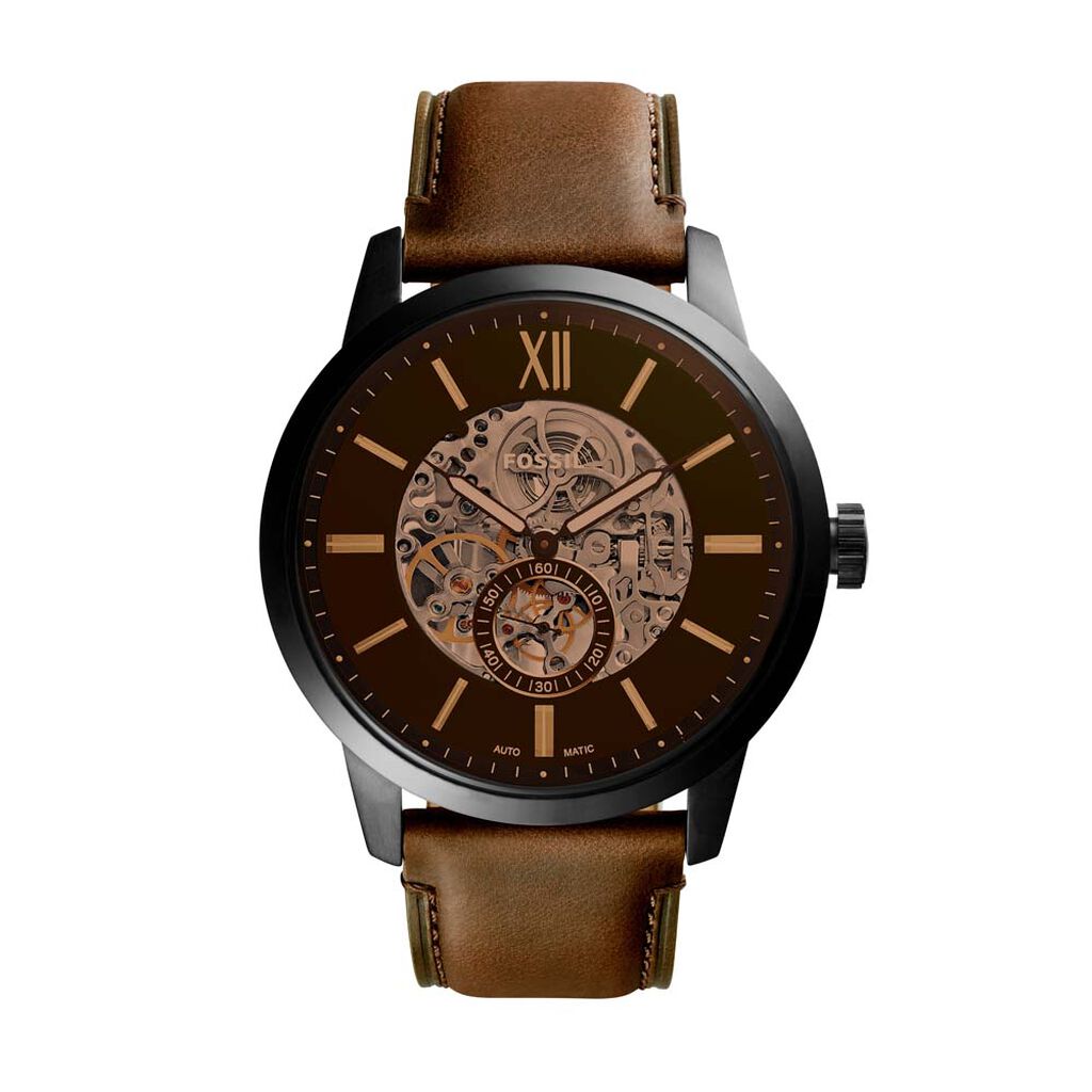 Montre Fossil Townsman Auto Noir - Montres automatiques Homme | Marc Orian