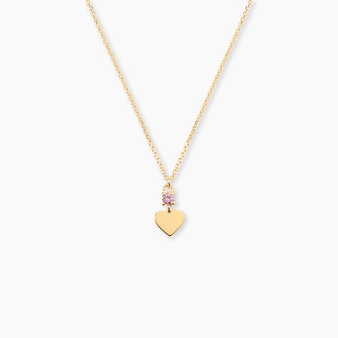 Collier Or Jaune Marie Lou Oxyde De Zirconium - Colliers avec pierres Enfant | Marc Orian