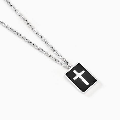 Collier Romaji Argent Blanc - Colliers Homme | Marc Orian