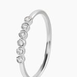 Bague Kaiko Argent Blanc Oxyde De Zirconium - Bijoux fantaisie Femme | Marc Orian