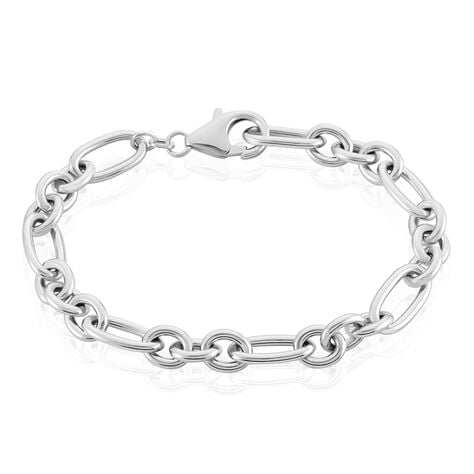 Bracelet Maille Camiorica Argent Blanc - Bracelets mailles Femme | Marc Orian