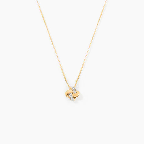 Collier Nyree Or Jaune Diamant - Colliers avec pierres Femme | Marc Orian