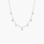 Collier Astria Argent Blanc Oxyde De Zirconium - Colliers avec pierres Femme | Marc Orian