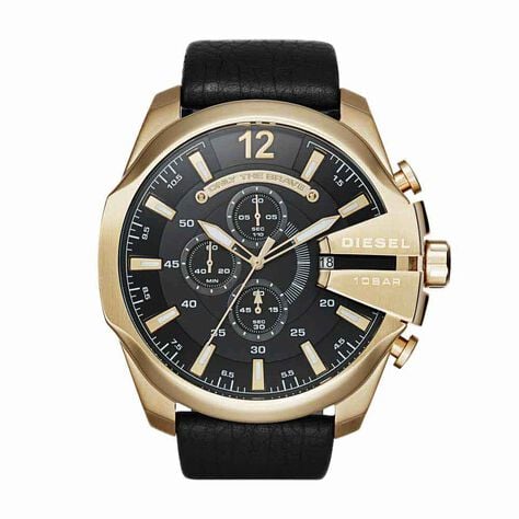 Montre Diesel Mega Chief Noir - Montres étanches Homme | Marc Orian