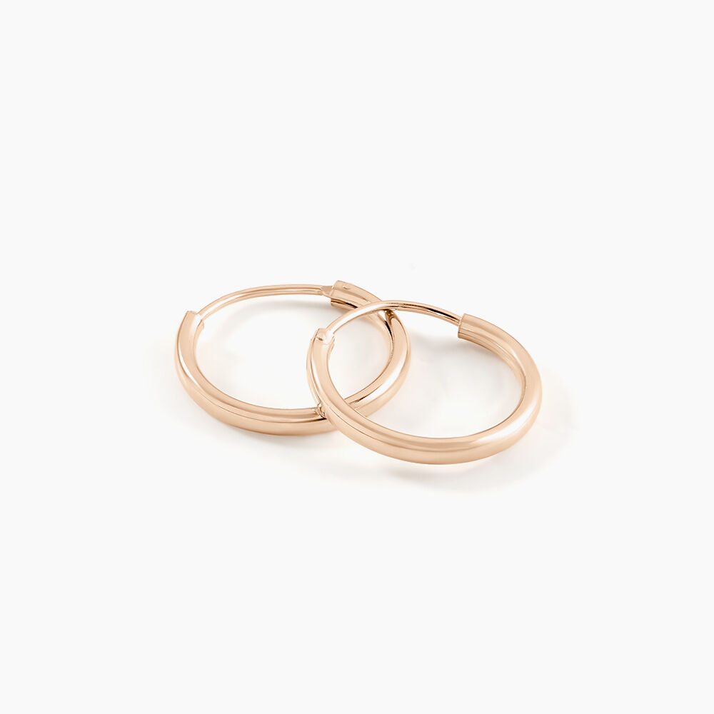 Créoles Argent Rose Olympia - Créoles Femme | Marc Orian