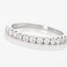 Alliance Pristina Or Blanc Diamant - Alliances avec pierres Femme | Marc Orian